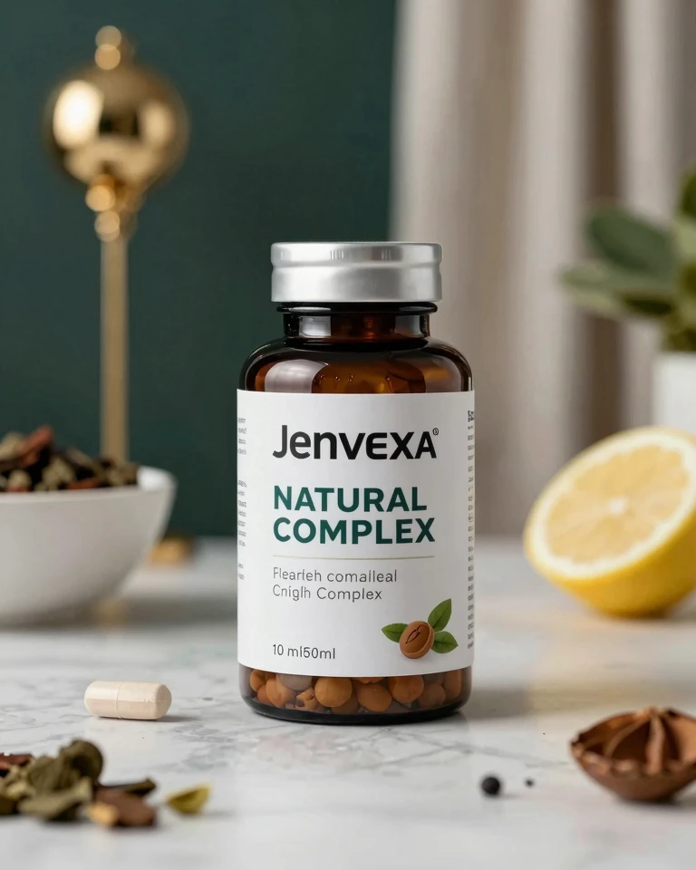 Jenvexa natural complex supplement bottle